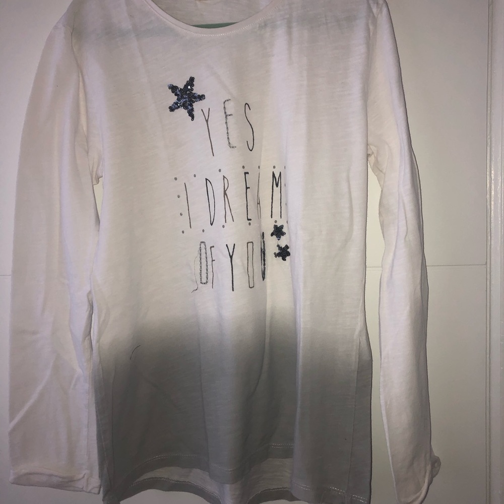 Zara tie dye long sleeve shirt